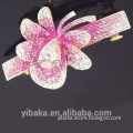 barrette types hair accessories for women girls pink crystal shining color nice gift HF80150